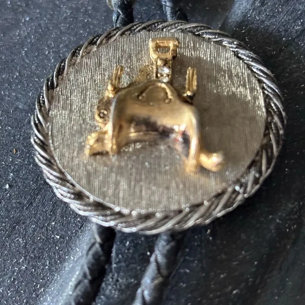 Vintage Saddle Bolo Tie